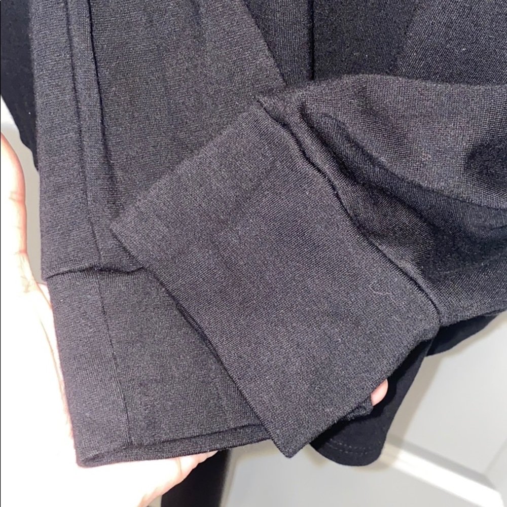HALOGEN Cold Shoulder Ruffle Sweater - Picture 9 of 15